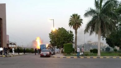 Photo of حريق هائل في مدينة الإنتاج الإعلامي المصرية (صور)