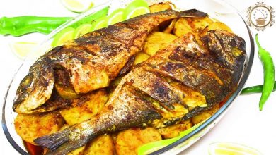 Photo of السمك المحمر مع البطاطا بالفرن بتتبيلة لن تستغني عنها لو جربتيها (فيديو )