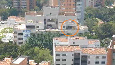 Photo of ظهور كائن أبيض غريب ذو سرعة عالية داخل مبنى قبل هدمه بثوان (فيديو)