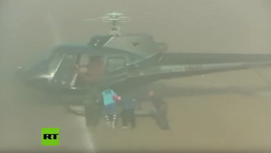Photo of شاهد.. مسلحون على متن هليكوبتر يختطفون لاعبا إيطاليا أثناء المباراة